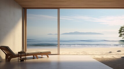 Obraz premium views beach house walls