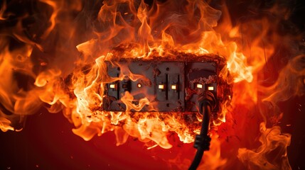 Obraz premium equipment outlet fire