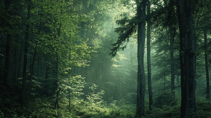 Obraz premium Professional Image of Unique Trees in Forest Environment