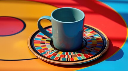 composition coffee cup ring