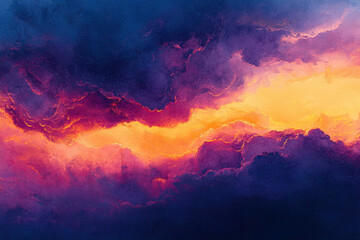 Fototapeta premium sunset in the mountains