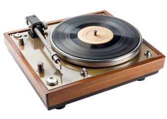 old record player