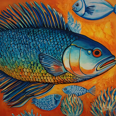 fish, nature, sea, water, colorful
