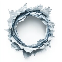 Obraz premium Abstract paper circle frame