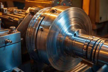 Cutting-edge CNC machinery showcasing precision craftsmanship in industrial setting