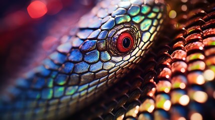 Fototapeta premium scales lizard skin texture