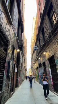 Exploring Melbourne's Laneways: A Walk Through Urban Graffiti Art and City Life in Australia