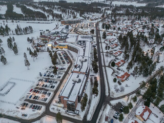 Ski resort area in Vuokatti, Sotkamo