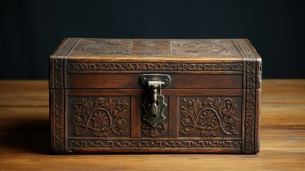 latch antique box