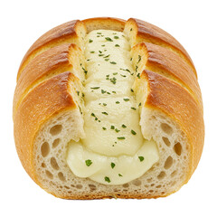 Flavorful garlic bread perfect for pairing with meals or enjoying as a snack.