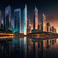 interior, modern, building, city, urban