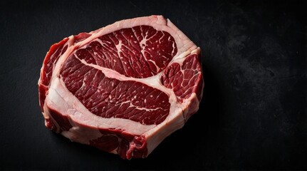 Prime Ribeye Steak Raw Beef Cut Ready to Cook