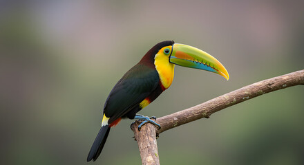 Fototapeta premium toucan on a branch