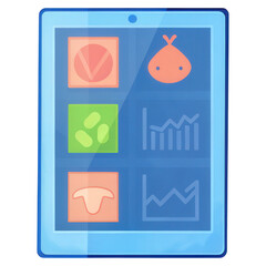 A comprehensive digital health report on farm animals illustrated with visuals.