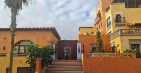Yellow building in Las Americas, Tenerife
