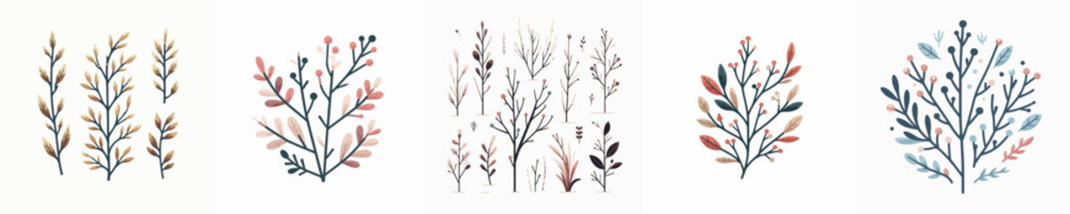 Vector of a twig or branch.