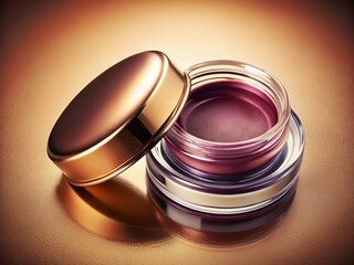 Vintage portrait eyeliner, geometric splash design.