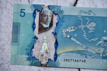 dolar kanadyjski,banknot
