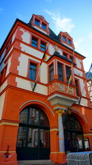Obraz premium Rathaus in Bernkastel, Mosel