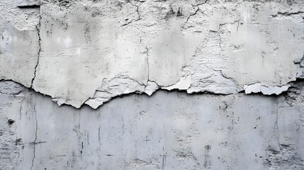 Obraz premium Cracked and Peeling Wall Texture with Distressed Surface, Ideal for Backgrounds and Design Projects