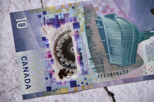 dolar kanadyjski,banknot