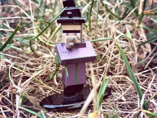 Naklejka premium Mojang metal Minecraft figurine