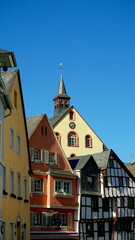 Obraz premium historische Häuser in der Altstadt von Bernkastel