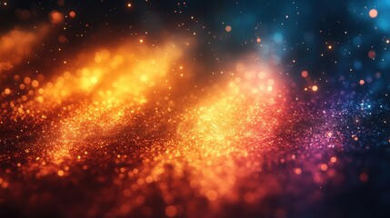 Naklejka premium Abstract colorful background with lights 