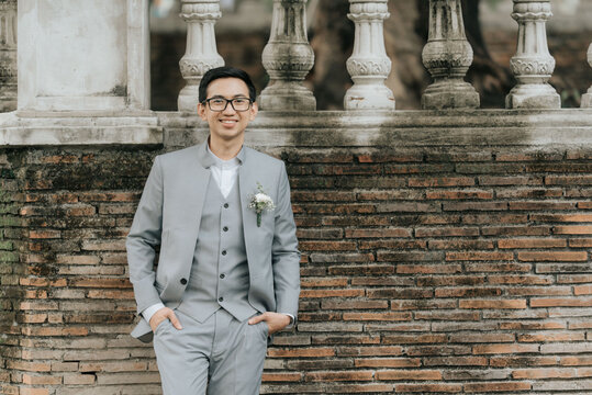 portrait of a young man in a suit