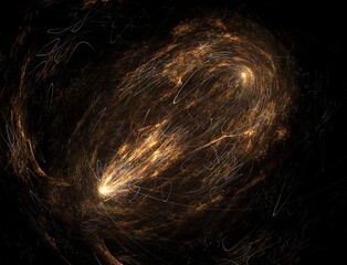 Imaginatory fractal abstract background Image