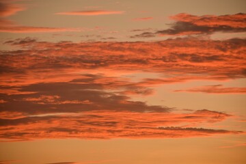 sunrise orange clouds landscape background texture