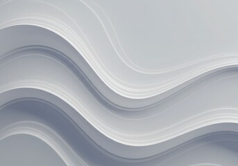Fototapeta premium Futuristic white wave vector design with light texture and abstract motion cool background and white background