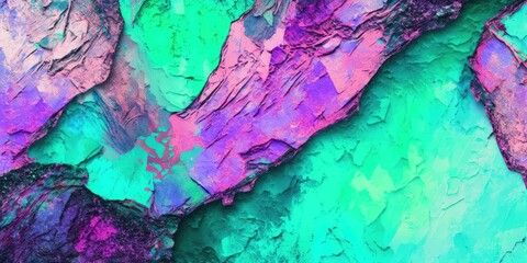 Colorful Multicolor Green Blue Purple Pink Background Toned Rock Texture Beautiful Standard Scale Clean Lines