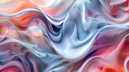 Obraz premium Creative Colorful White Wavy Background With Clean Lines And Textures In High Definition