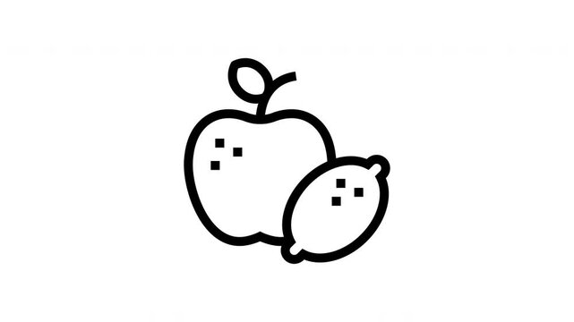 fruits animated icon