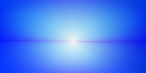 Blue-green gradient studio room, abstract background pattern, walls and floor reflect neon lights, dark tones and feel speed of digital technology