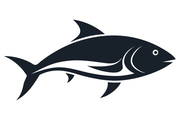 Obraz premium Sleek Fish Silhouette Design