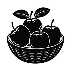 apple in a basket