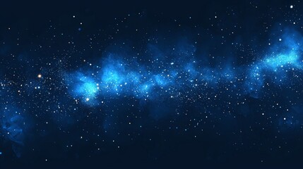 Fototapeta premium Elegant Dark Blue Gradient with Minimal Spots of Glow Effect