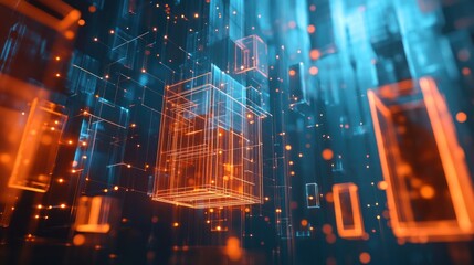 Abstract digital cubes in a network