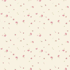 Small Romantic Seamless Floating Pattern