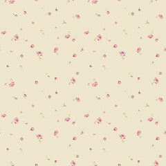 Small Romantic Seamless Floating Pattern