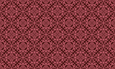 This seamless damask vector pattern is  for fabric pattern applications such as upholstery, curtains, bedding, tablecloths, carpet, sofa, fashion textiles. It adds  of elegance and luxury to any desig
