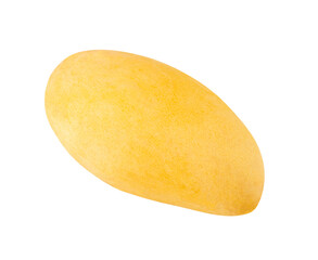 Yellow Mango, cutout, full depth of field.