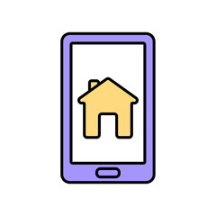 Icon a home page, isolated against a clean background.