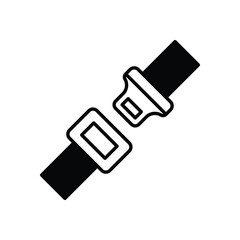 Seat Belt Vector icon