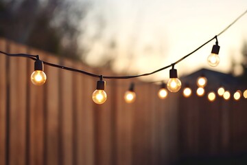 Warm Outdoor String Lights