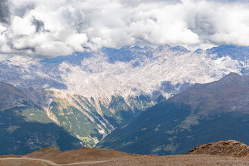 View of the beautiful landscape of Bormio
