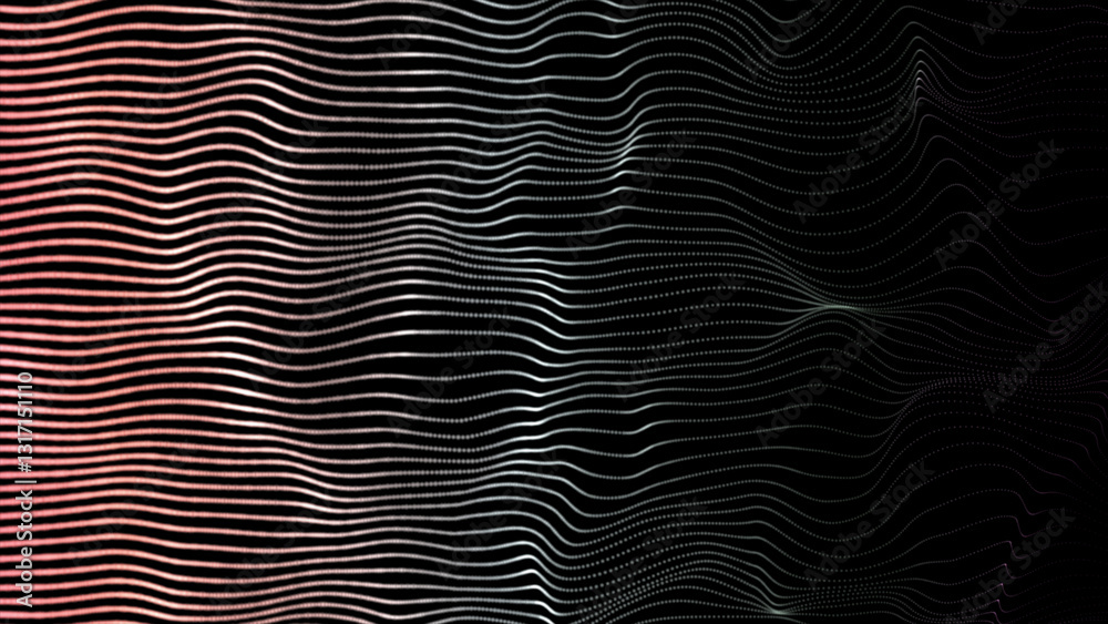 Poster abstract pattern futuristic hi-tech particles flow dots line background. futuristic soft flow backgr