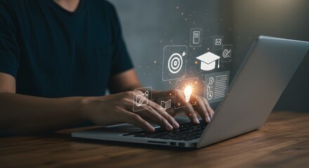 Digital Learning Revolution, The Future of Online Education, Interactive Knowledge Acquisition, E-Learning for Success, Technology in Modern Education
